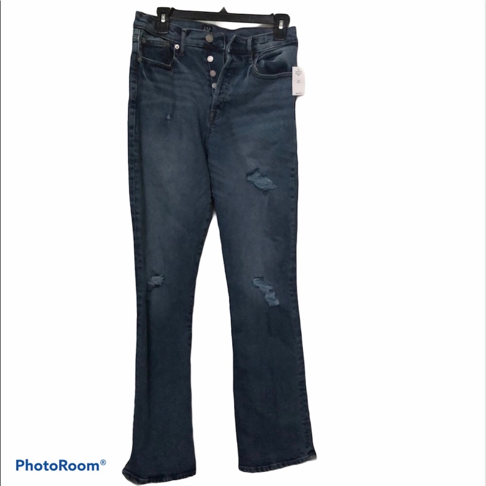 Gap crop flare jeans